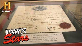 Pawn Stars BIG LOSS on FAKE Napoleon Letter *STUNNING FORGERY* Season 8  History