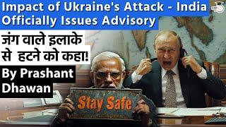 Impact of Ukraines Attack on Russia  India Officially Issues Advisory  Stay Away from Kursk