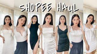 CLASSY BUT AFFORDABLE SHOPEE HAUL  EXPENSIVE LOOKING BASIC & TRENDY TOPS + DRESSES  Danah Asaña