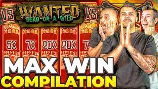 THE CRAZIEST WANTED DEAD OR A WILD MAX WIN COMPILATION EVER