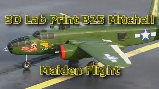 3D Lab Print B25 Mitchell Maiden Flight