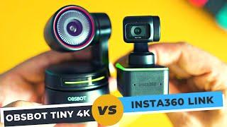 INSTA360 Link vs OBSBOT Tiny 4k Which is the Better Gesture-controlled Webcam?