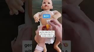 Baby Tips   The BEST way to change a newborn’s diaper girl and boy #newborn #newbaby #babytips
