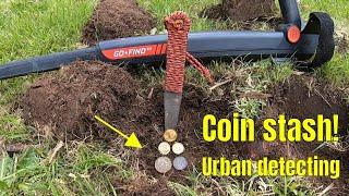 Metal dectecting a coin stash under a gum tree - GO FIND 22 -