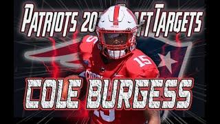 New England Patriots 2024  NFL Draft Target  Cole Burgess  Wide Receiver  Cortand State