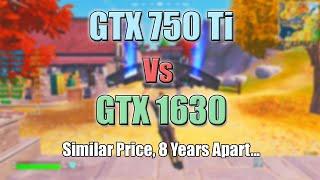 GTX 750 Ti Vs GTX 1630 - $150 in 2014 Vs $150 in 2023