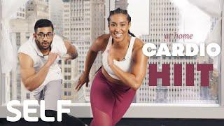 30 Minute HIIT Cardio Workout + Abs At Home - With Warmup  SELF