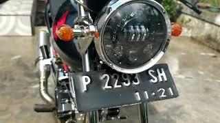 Megapro modifikasi jember lampu daymaker 1