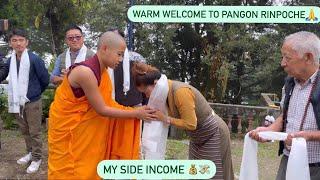 Warm welcome to Pangon Rinpoche la Dalhousie nashman kothi #my side income #tibetanvlogger
