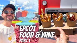 Disney World Trip Vlog Day 1 - Arrival at Pop Century EPCOT Food & Wine Part 1 Thunderstorms