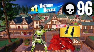 96 Elimination Solo Vs Squads Build  Zero Build Gameplay Wins NEW Fortnite Chapter 5 Season 4