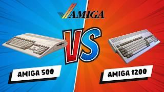 What are the differences between an Amiga 500 and Amiga 1200?
