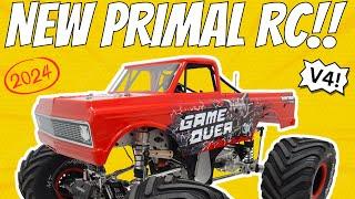 New Primal RC MT V4 Giant RC Monster Truck  Kevin Talbot Game Over