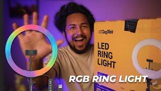 Digitek RGB Ring Light Unboxing DRL-18 RGB