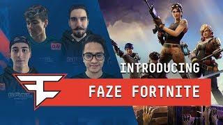 Introducing the FaZe Fortnite Pro Team