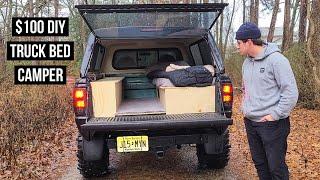 Ford Ranger DIY Truck Bed Camper Build For $100