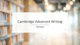 Cambridge Advanced C1 Full Essay Example