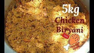 5 kg Simple Chicken Biryani  Chicken Biryani Recipe  Enjoying Chicken Biryani at Home