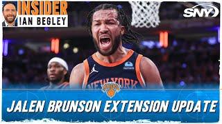 Jalen Brunson future Knicks contract extension update from SNY NBA Insider Ian Begley  SNY