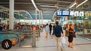 Walking in Utrecht Centraal Station  4K Spatial Audio