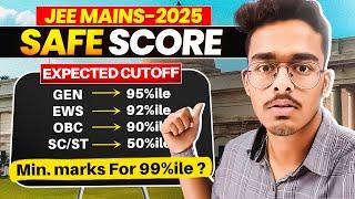 JEE Mains 2025 will be TOUGHEST? Expected Marks VS Percentile  Category wise Marks Required