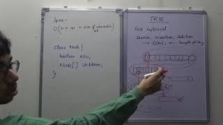 Trie Insert Search Time and space complexities  COL106