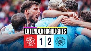 EXTENDED HIGHLIGHTS  Sheffield United 1-2 City  Rodri strike sends blues to the top of the table