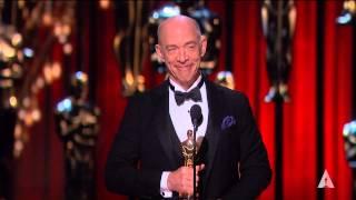 J.K. Simmons wins Best Supporting Actor  87th Oscars 2015