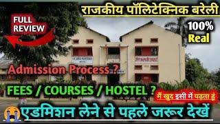 Government Polytechnic Bareilly-Review  Opening and closing rank  Placement Salary Hostel