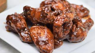 The BEST Honey BBQ Chicken Wings  Easy chicken Recipe