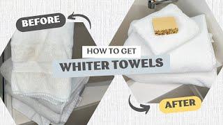 How To Get Whiter Towels & Clothes…. With Proper Laundry Stripping