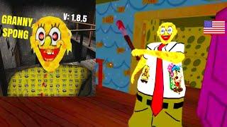 Horror Sponge Granny V 1.8 The Scary Game Mod 2020 Gameplay Part 1 Android iOS