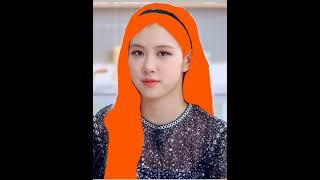 Blackpink Rose Orange hair color edit