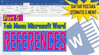 Fungsi Tab Menu References Microsoft Word