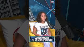 Deanna ranks her top 5 players in the NBA  #NBA #LeBron #KevinDurant #StephCurry