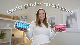 Family GENDER REVEAL Game 🩷 Fun family gender reveal idea