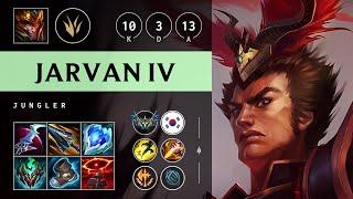 Jarvan IV Jungle vs Viego Triple Kill Rampage - KR Challenger Patch 14.18