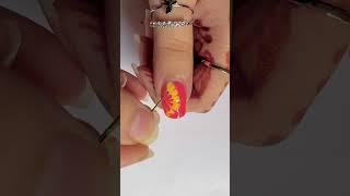 Easy floral nail art design #nailart2022 #shorts #youtubeshorts