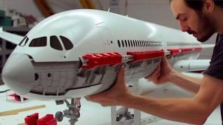 Man Builds Hyperrealistic RC Plane at Scale  Airbus A350 Replica by @RamyRC