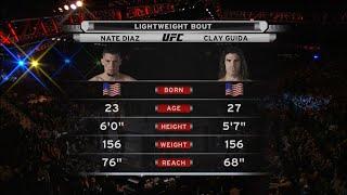 Nate Diaz vs Clay Guida Full Fight Full HD