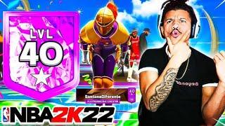 LEVEL 40 UNLOCKING MASCOTS in NBA 2K22 INSANE LIVE REP UP REACTION Best Build + Jumpshot 