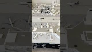 MY Denver International Airport in 1400 scale ️ #modelairport #airport #airplane #denverairport