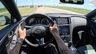 2023 INFINITI Q50 Red Sport 400 AWD - POV Driving Impressions