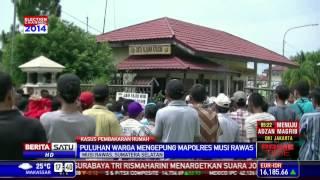 Puluhan Warga Mengepung Mapolres Musi Rawas