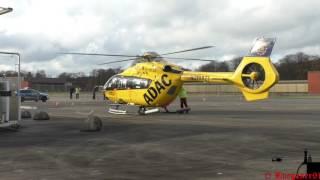 HD  Christoph 26  H 145 Bk117D2 Take off on Airport EDXQ Rotenburg Wümme