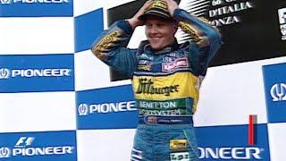 Johnny Herbert Wins At Monza  1995 Italian Grand Prix