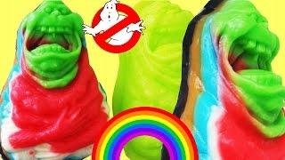 Ghostbusters Rainbow Slimer Slime Jelly Jello Gummy Mold DIY How To