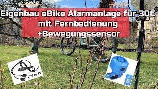 Eigenbau eBike Alarmanlage für 30€ mit Fernbedienung und Bewegungssensor Bosch CX Gen.4 12V Aux