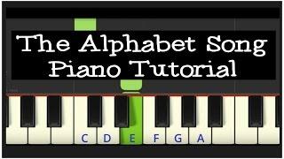 Easy Piano Tutorial The Alphabet Song