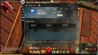 Guild Wars 2 Trading Gold for Gems Important Information